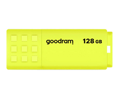 Pendrive (pamięć USB) GOODRAM 128GB UME2 odczyt 20MB/s USB 2.0 żółty